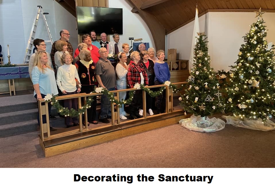 decorating the sanctuary 2022